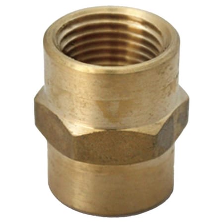 Homeplus+ ATC 3/8 in. FPT X 1/4 in. D FPT Brass Reducing Coupling 6JC120810701030